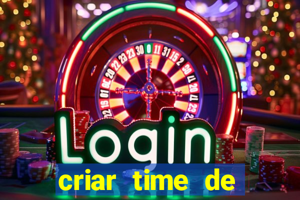 criar time de futebol simulador